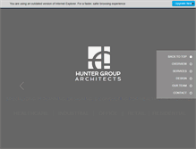 Tablet Screenshot of huntergrouparch.com